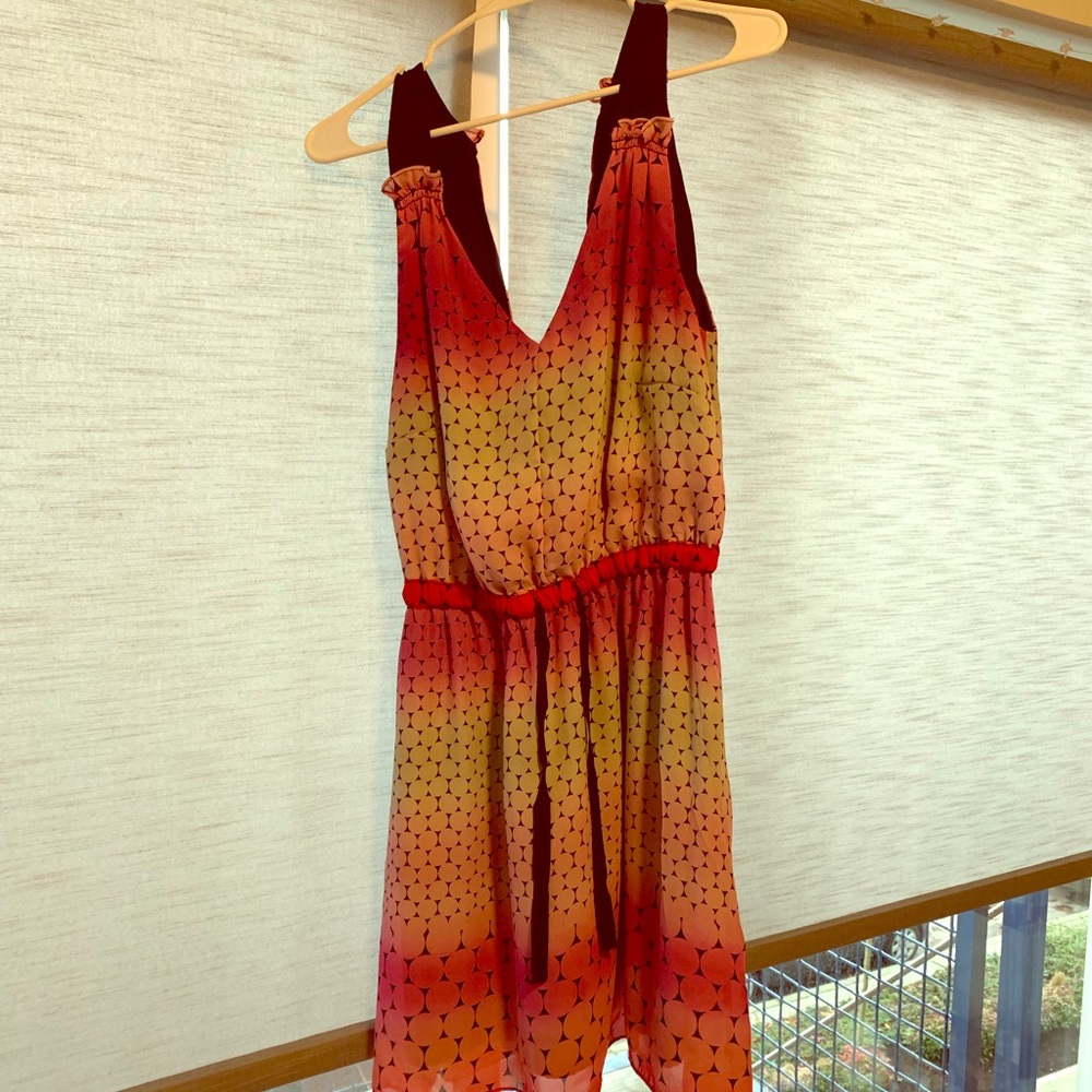 I ❤️ Robson pink patterned dress